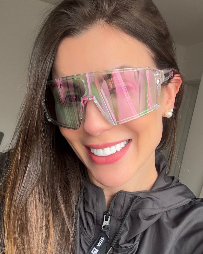 Óculos Esportivo - Jully Cristal