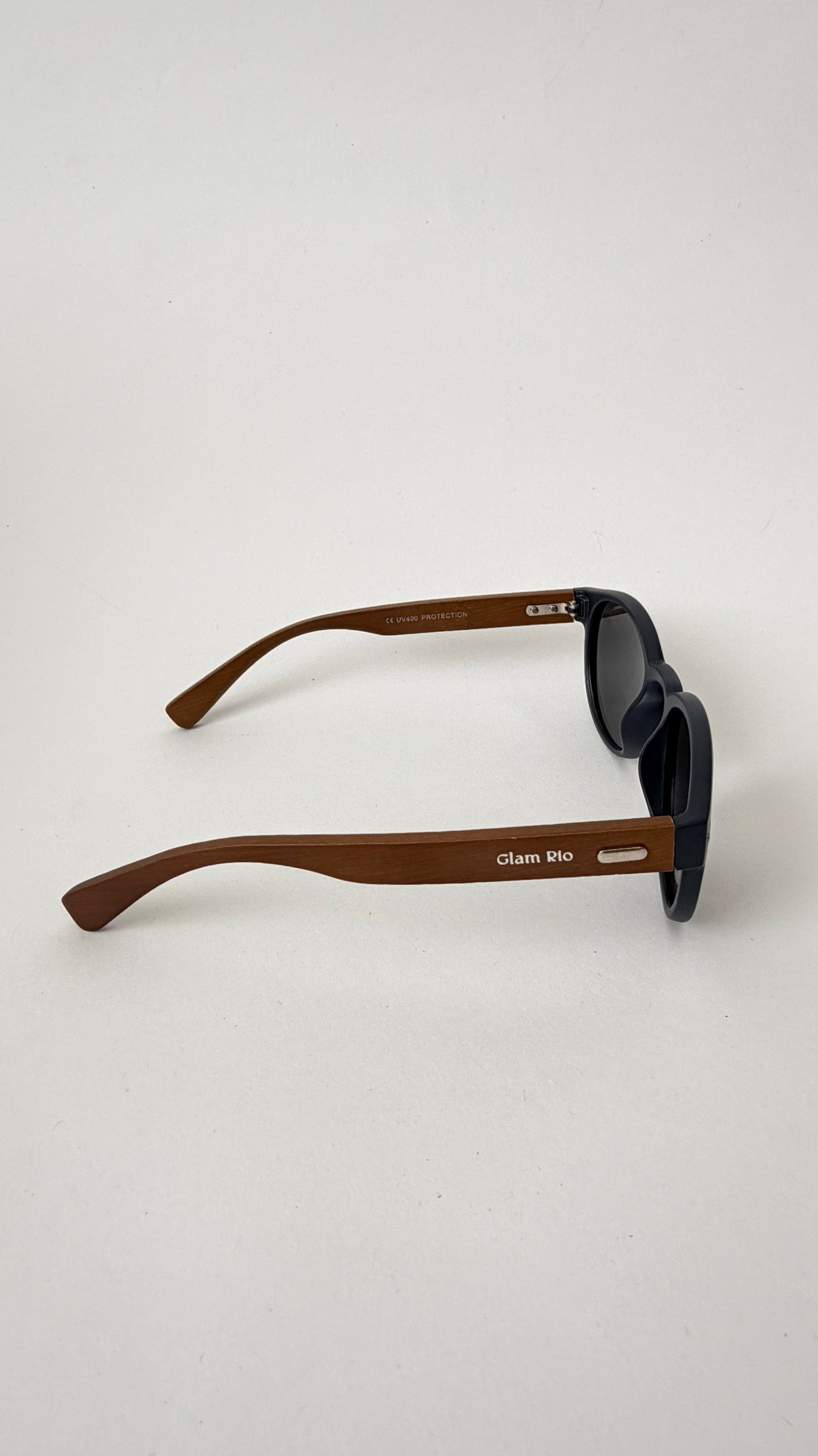 Óculos de sol masculino - Bambu marrom