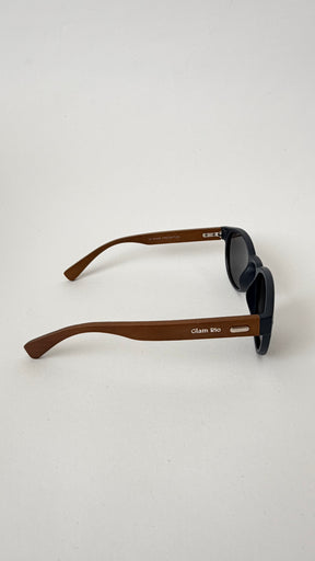 Óculos de sol masculino - Bambu marrom
