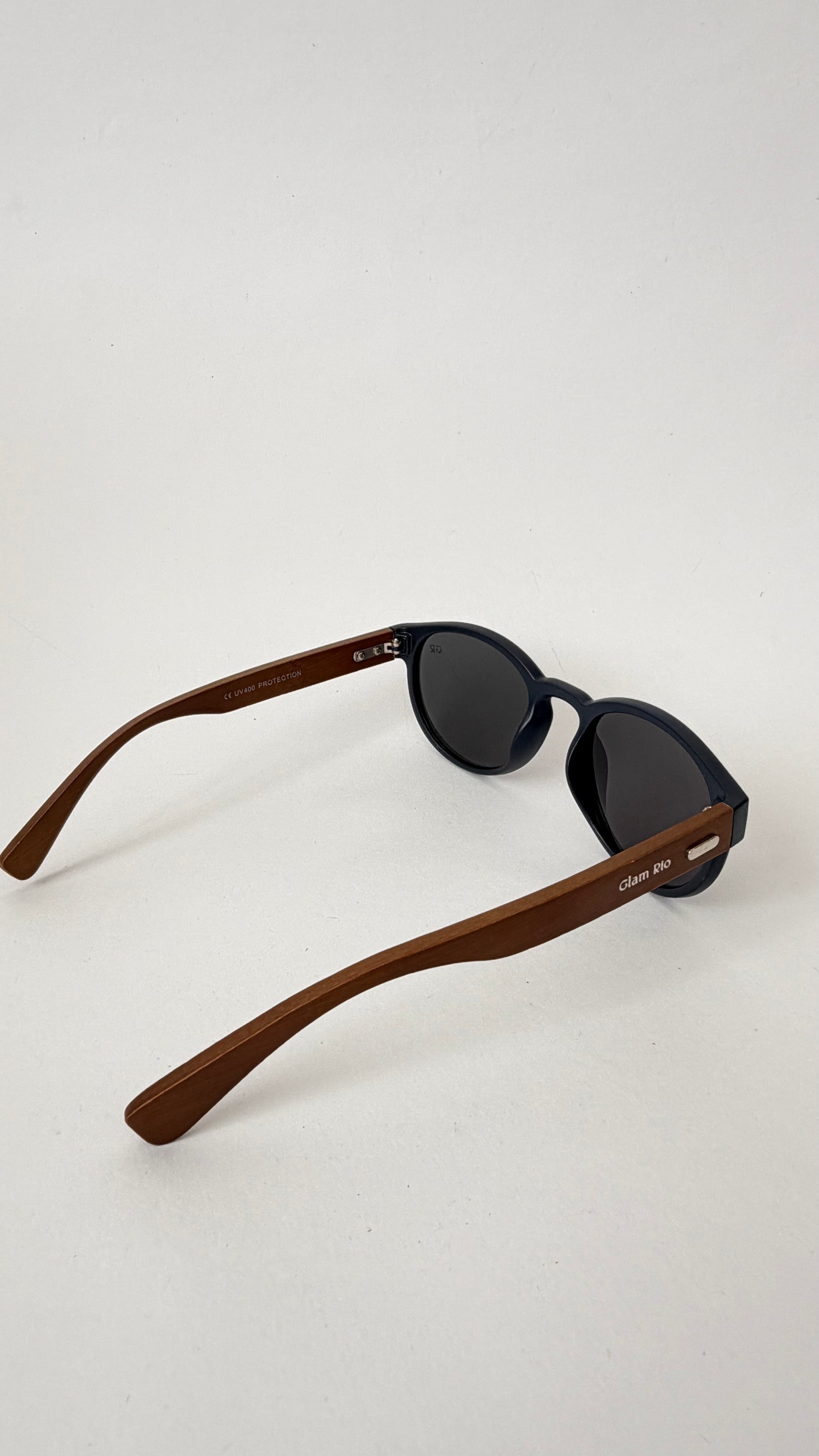 Óculos de sol masculino - Bambu marrom