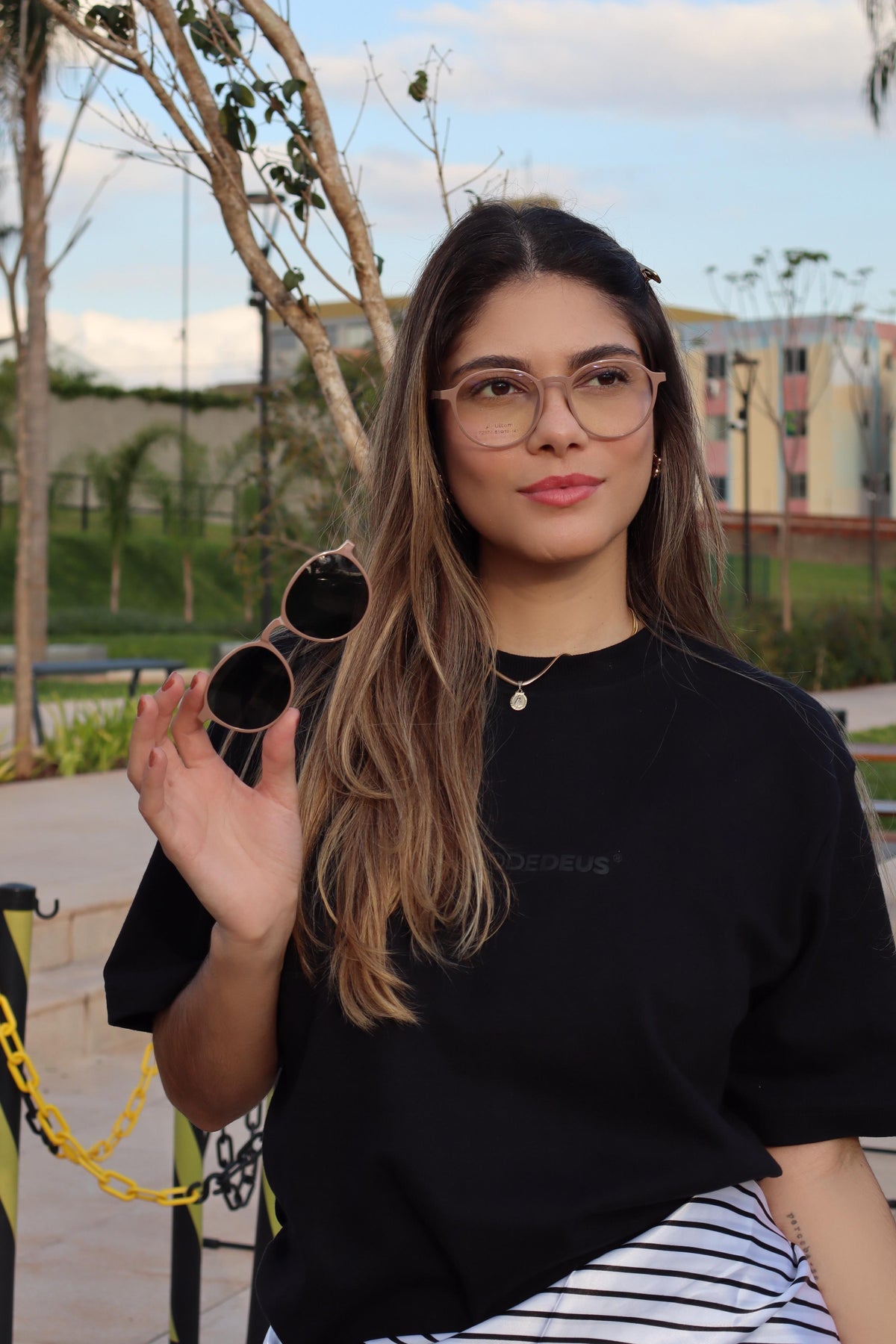 Óculos Begen  - 2 em 1 - Clip-on Unissex