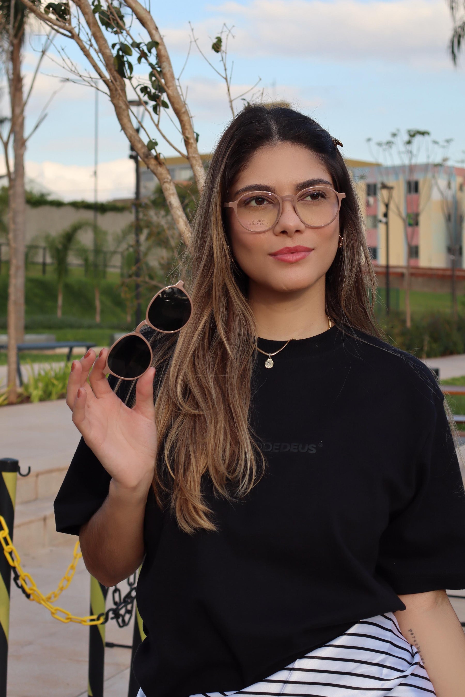 Óculos Begen  - 2 em 1 - Clip-on Unissex