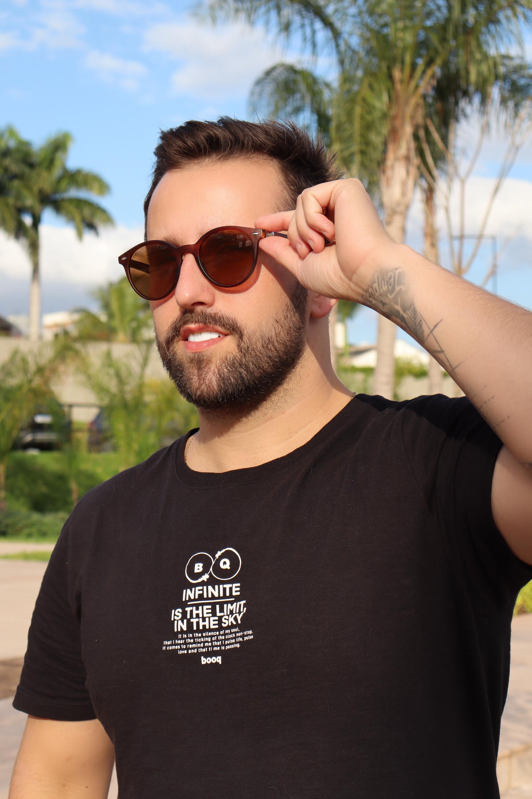 Óculos Redondo Masculino - Marronzito