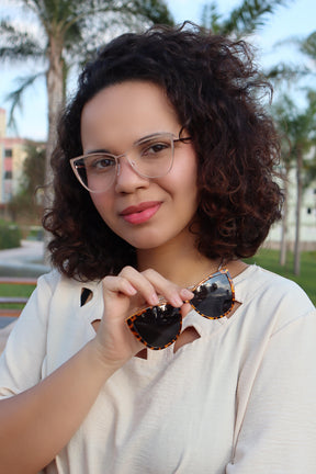 Óculos Onça Mix - 2 em 1 - Clip-on Unissex